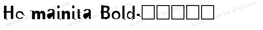 Hermainita Bold字体转换